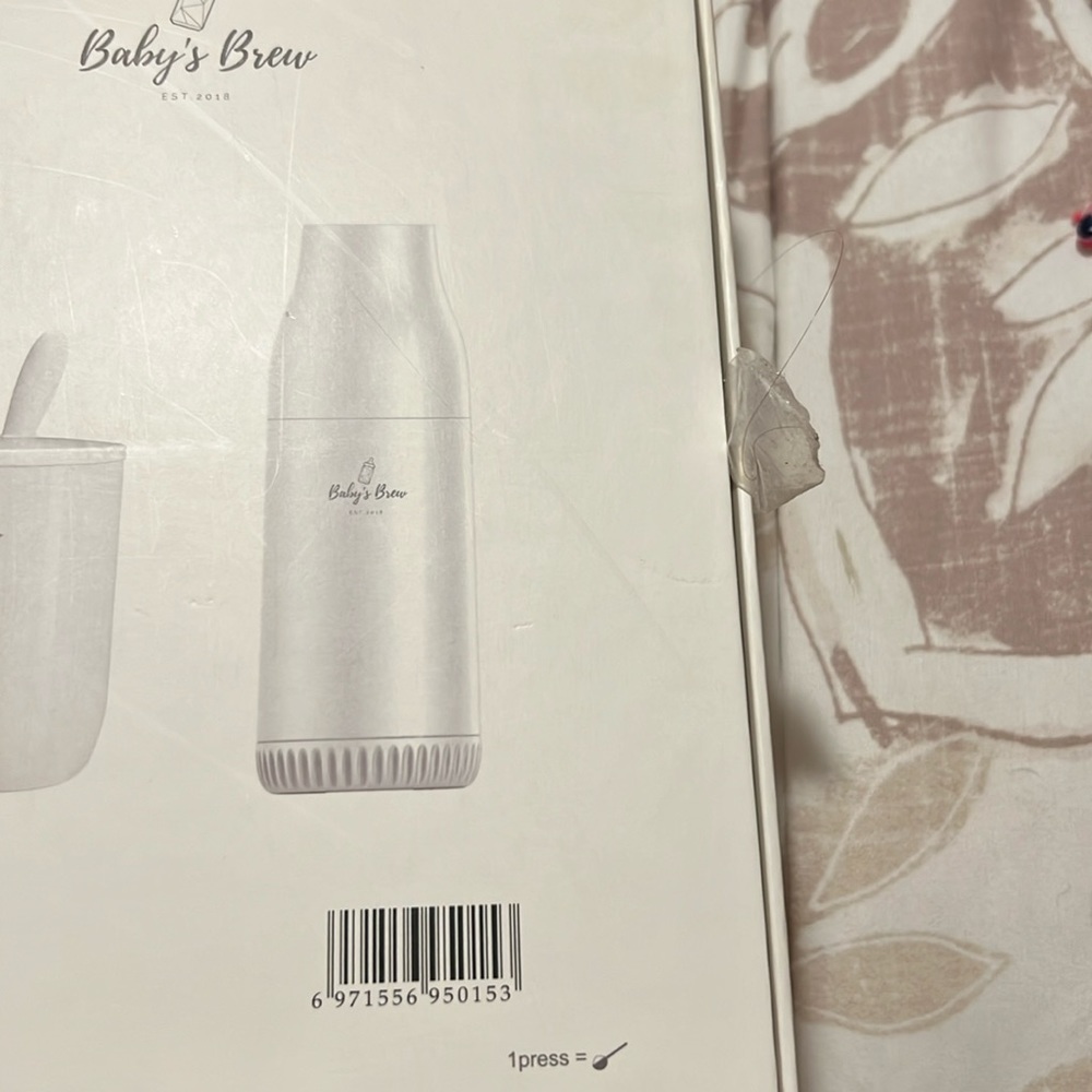 Baby’s Brew Portable formula dispenser.